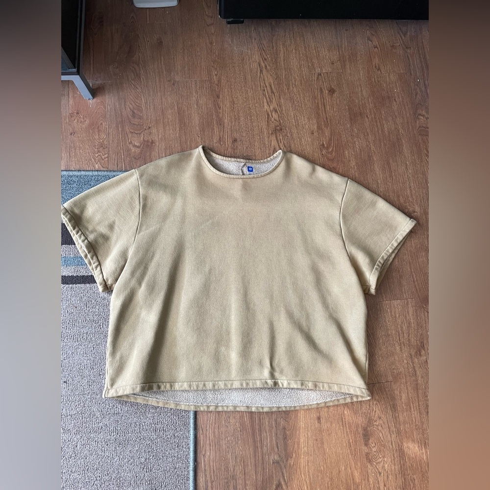 Yeezy Gap Fleece Yoke Tee “Bronze”